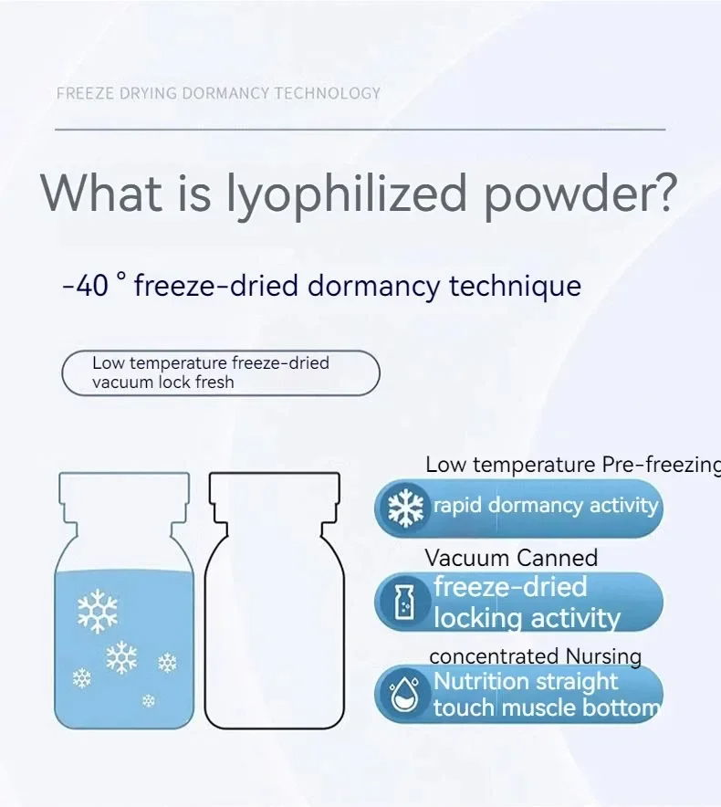 Lot de 20 poudres lyophilisées - Oligopeptide Wrinkle avis et prix