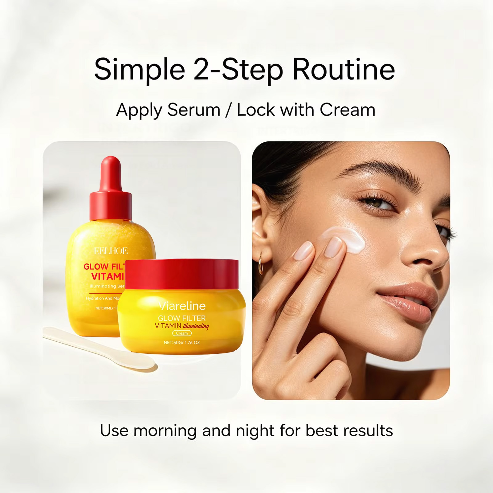 Ensemble Sérum et Crème Éclair - Peptide Complex Serum avis et prix